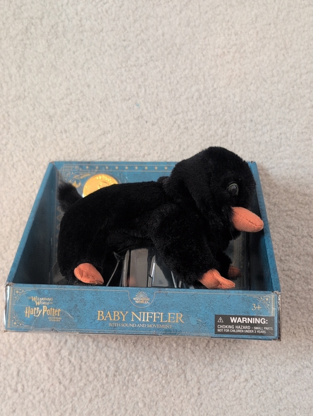 New In Box - Universal Studios - Harry Potter Baby Niffler Shoulder Plush
